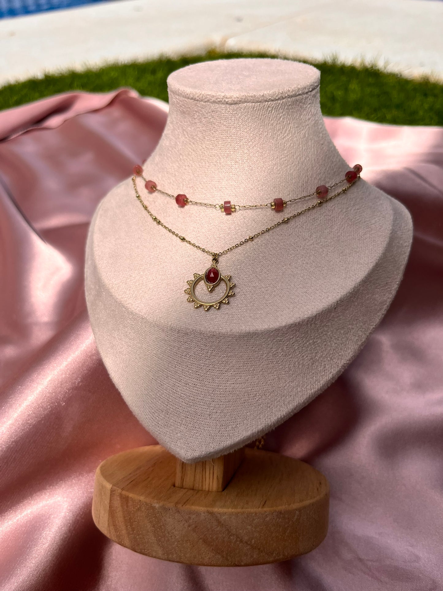 Collar Adriana en Acero de Titanio