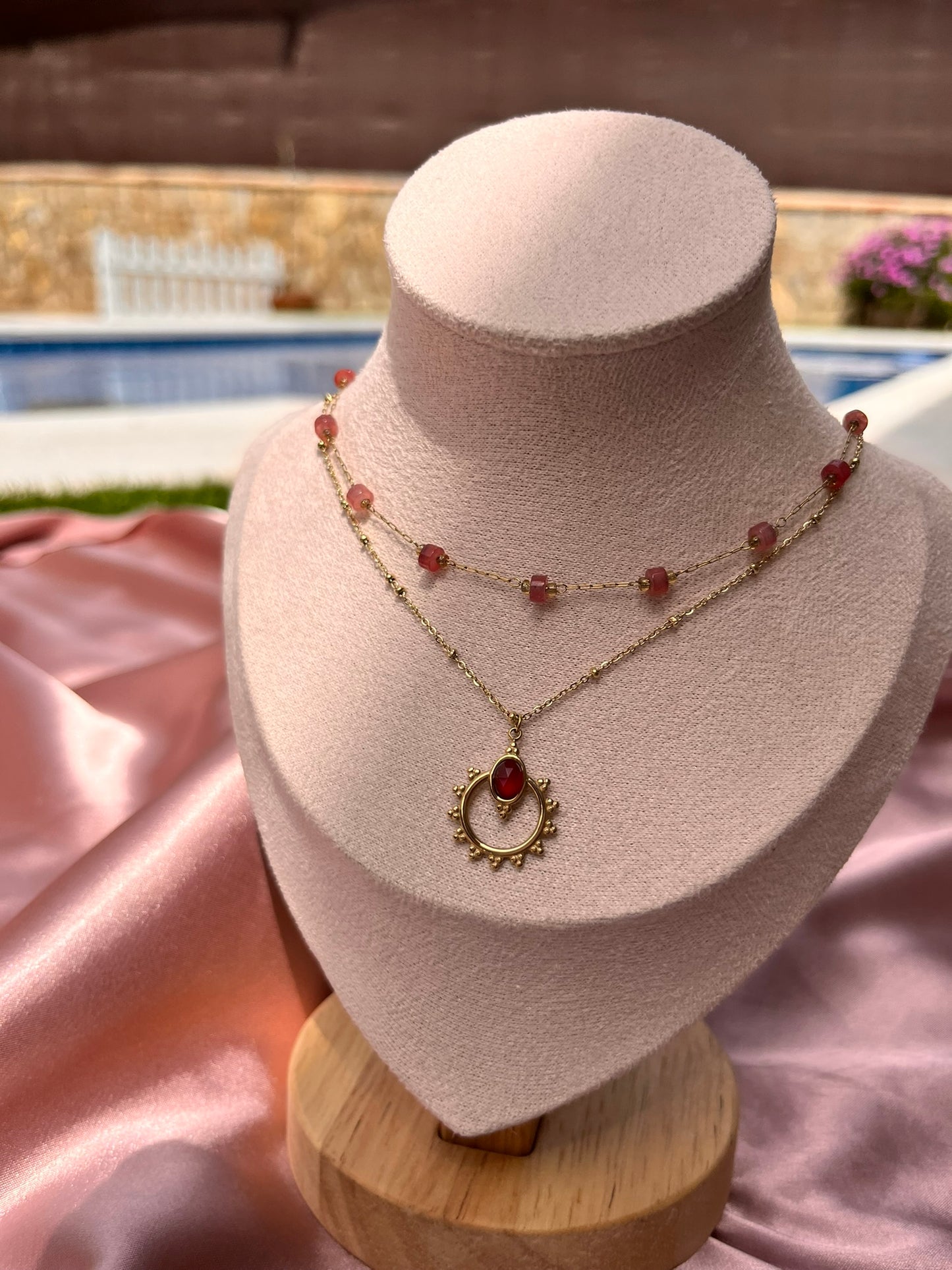 Collar Adriana en Acero de Titanio