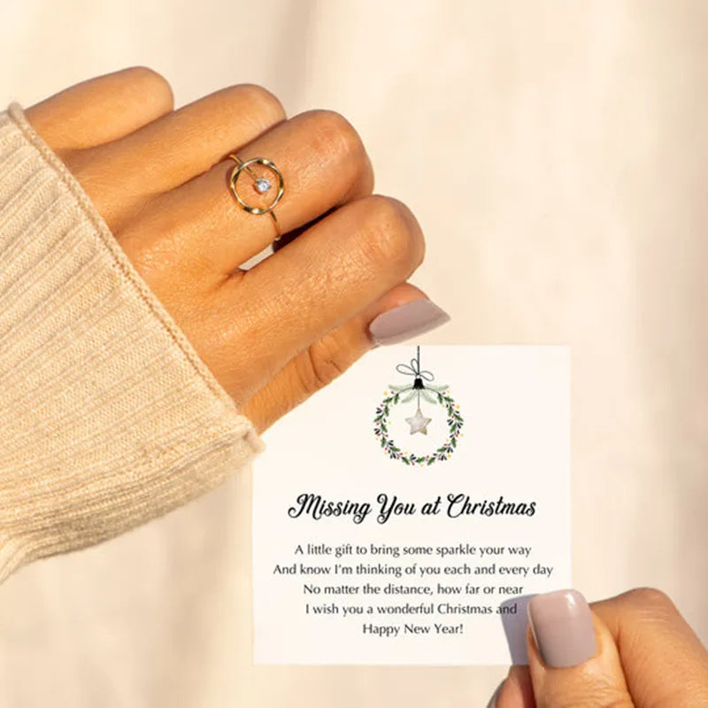 Anillo ajustable en plata esterlina