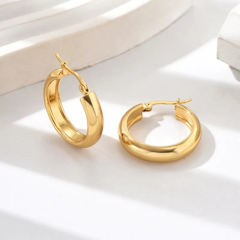 Pendientes aros Dafne Acero Inoxidable